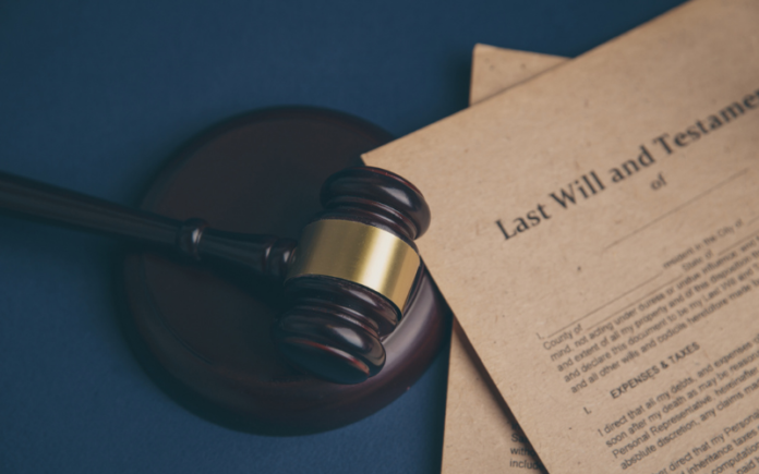 The Probate Talk Administrators, Creditors and Beneficiaries Need to Know last will and testament document with a gavel next to it