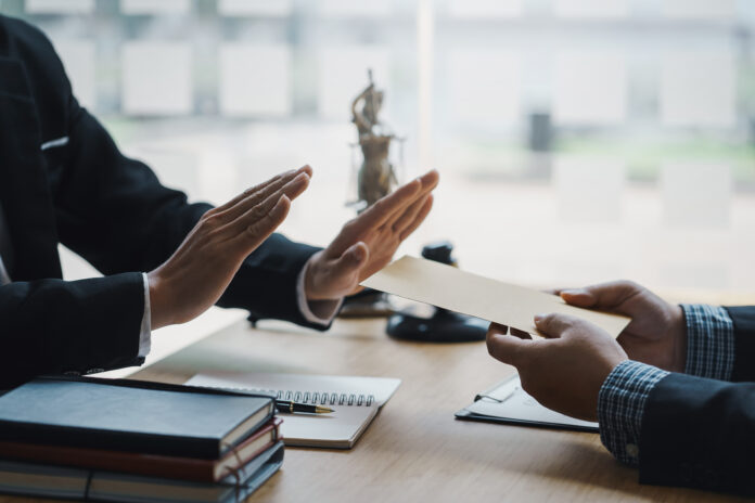 attorney meeting with client